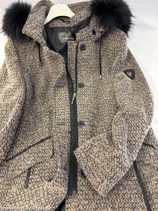 dámský vlnění kabát BARBARA LEBEK
