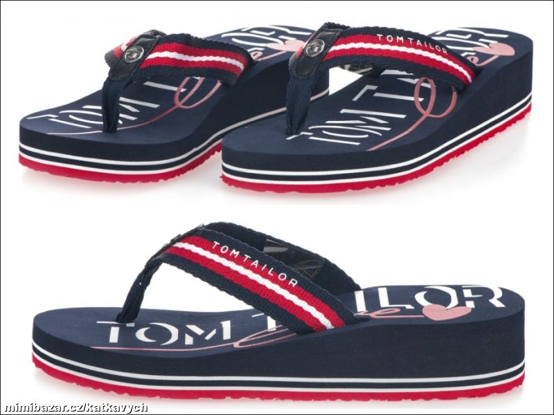 Dámské nazouváky / pantofle Tom Tailor - vel. 38