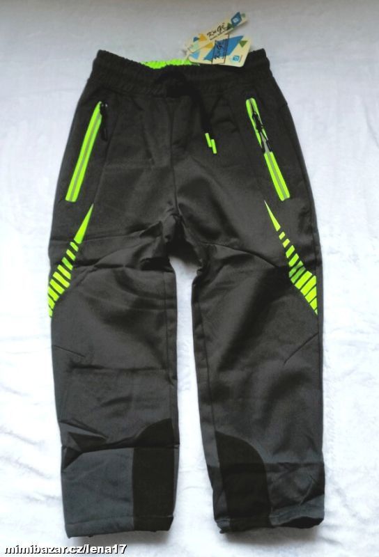 Nové SOFTSHELLOVÉ KALHOTY s fleecem-KUGO