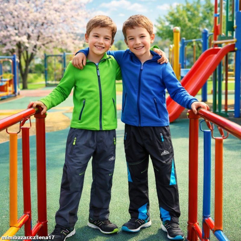 Nové SOFTSHELLOVÉ KALHOTY-pro DVOJČATA