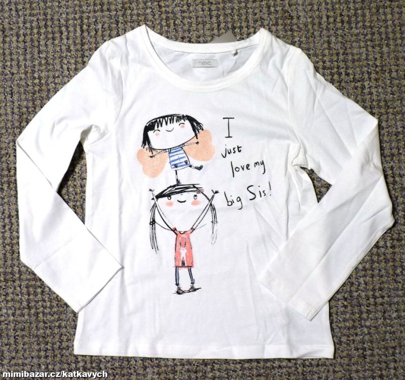 Dívčí tričko vel. 116