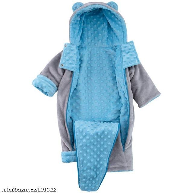 Kojenecký zimní overal 80/86 MODRÝ