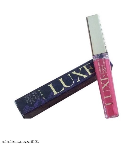 Avon Krémový lesk na rty Luxe Flirty Pink 7 ml