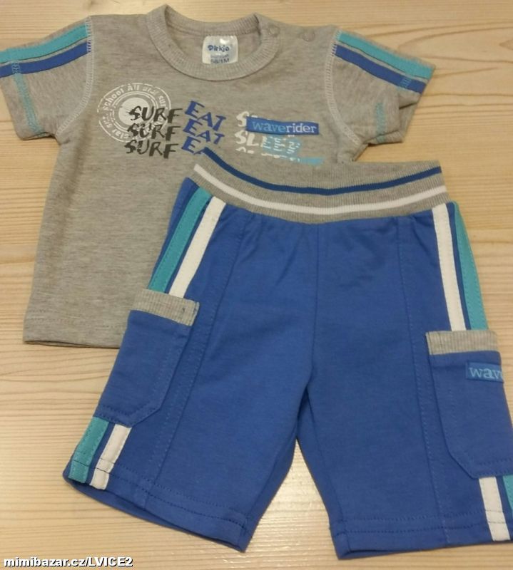 Kojenecké tričko + kraťasy, letní kojenecká souprava