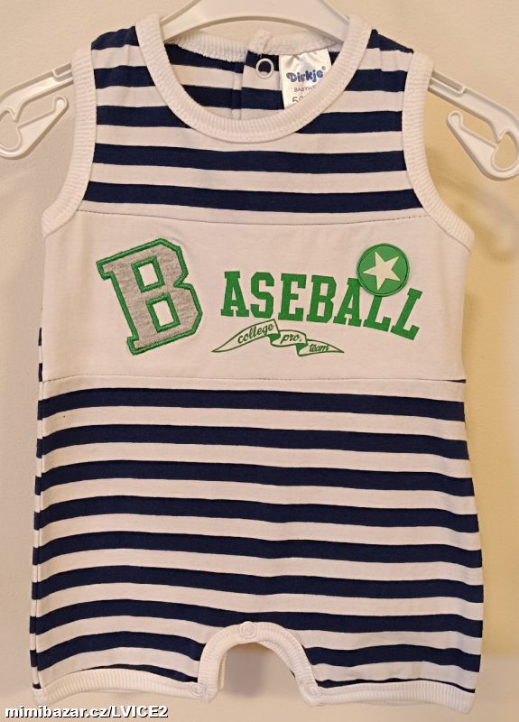 Letní kojenecký overal