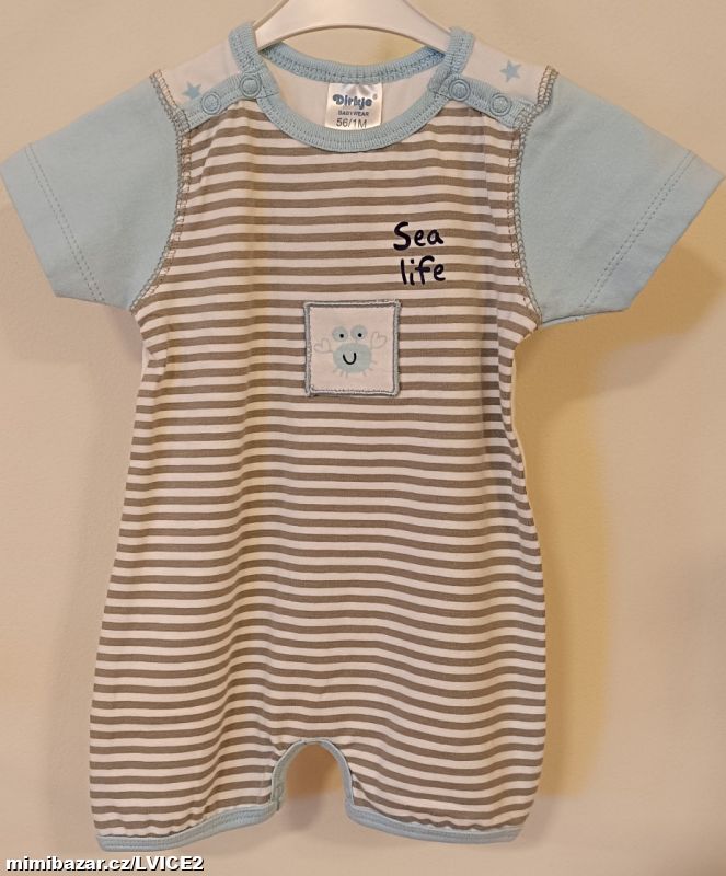 Letní kojenecký overal