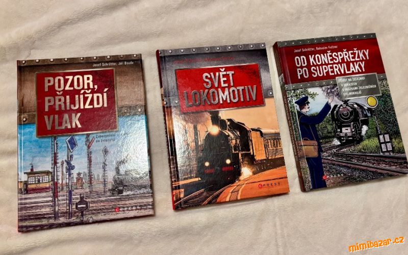 N.o.vé 3knihy Svět lokomotiv + další nov.e 2 knihy