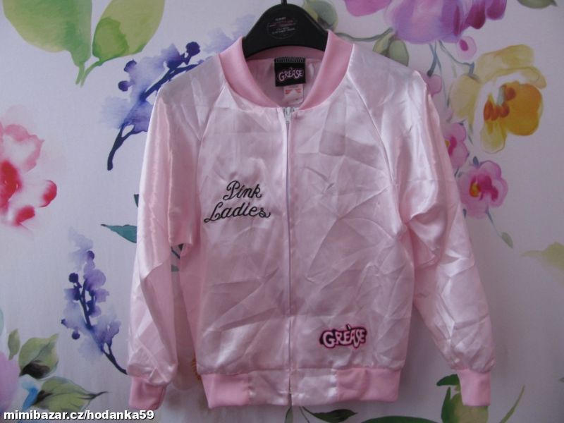 Luxusní saténová bunda Pink Ladies
