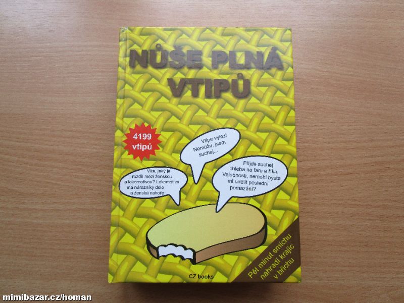 Nová kniha Nůše plná vtipů, 4199 vtipů, 575 stran