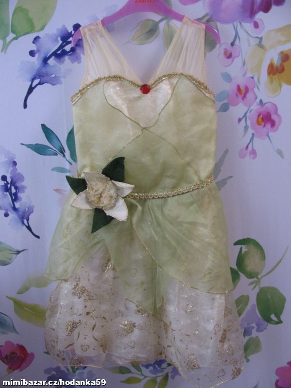 Karnevalové elegantní šaty-princezna Tiana