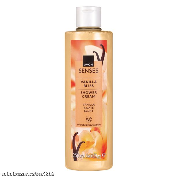 Krémový sprchový gel s vůní vanilky a datle