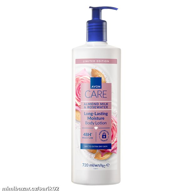 Tělové mléko s mandlovým mlékem a růžovou v.pc 150