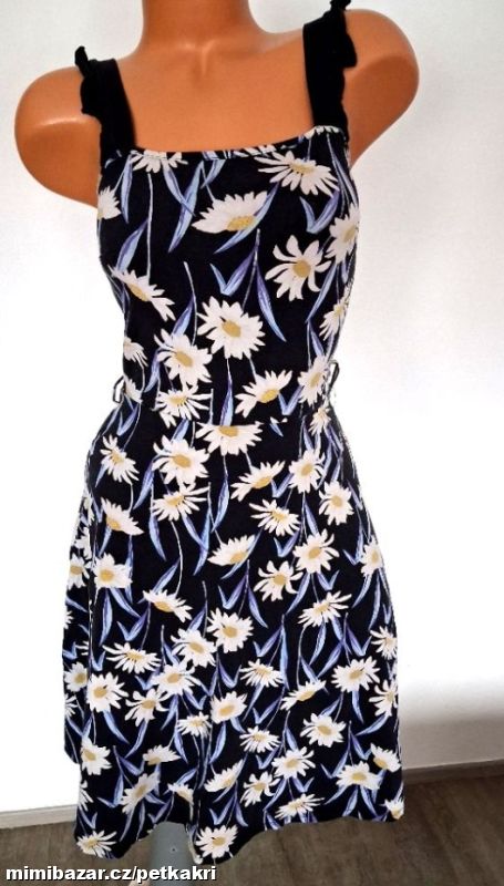 květované letní šaty uk 8