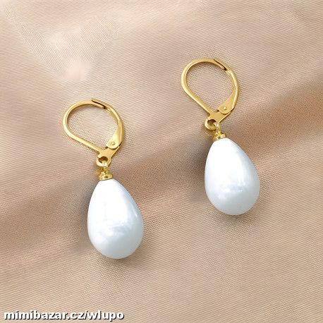 Náušnice perličky ze zl.chir.oceli