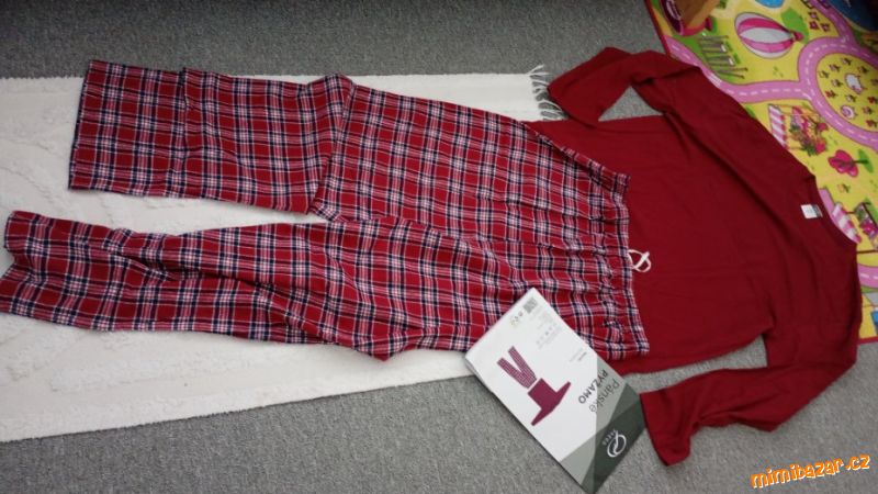 pánské pyžamo XXL bavlněné