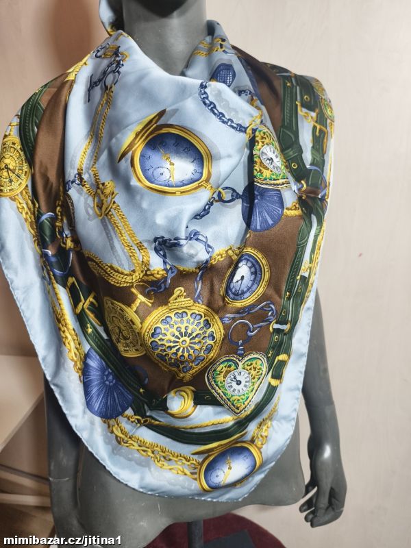 Luxusní hedvábný šátek