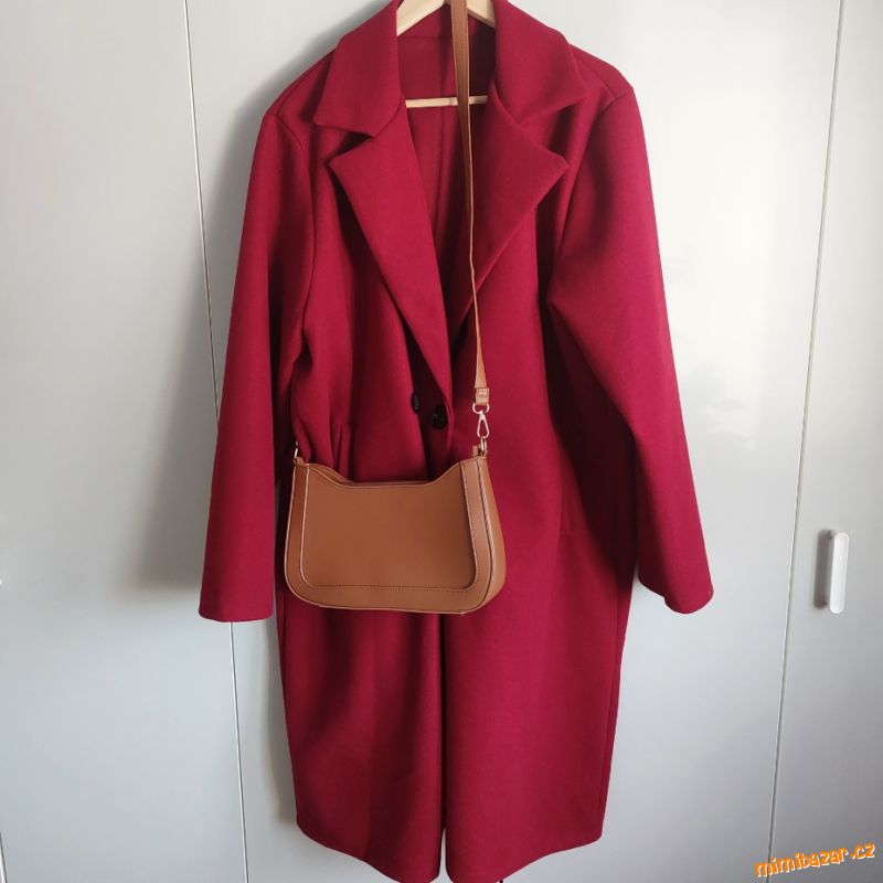 N.OV.Ý OVERSIZE KABÁT + ZDARMA KABELKA