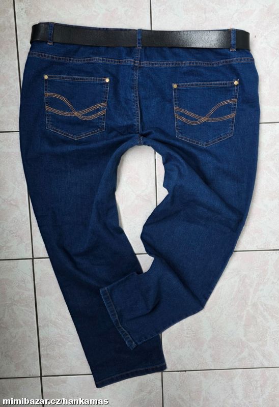 Pružné 7/8 džíny GmbH-48-50(GB24)