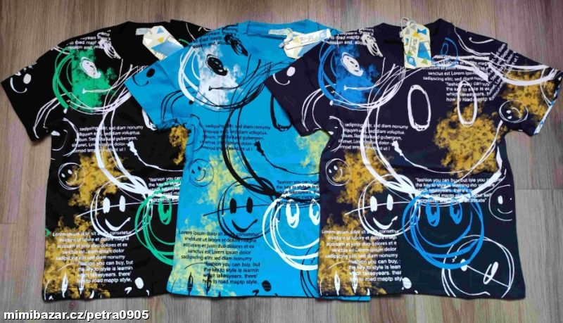 Chlapecké triko 134, 140, 146, 152, 158, 164