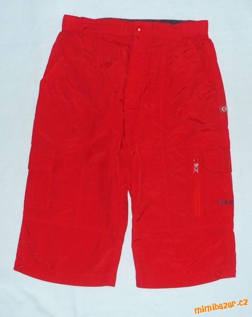 Červené outdoorové funkční kraťasy, vel. 152-164