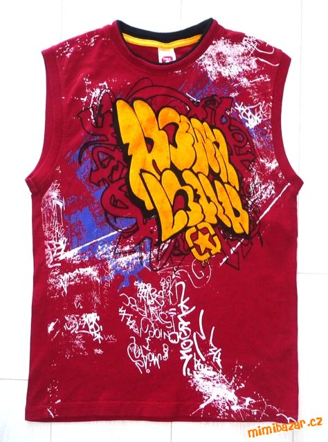 Letní červené tílko