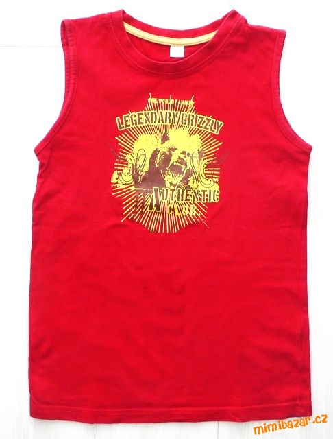 Letní červené tílko