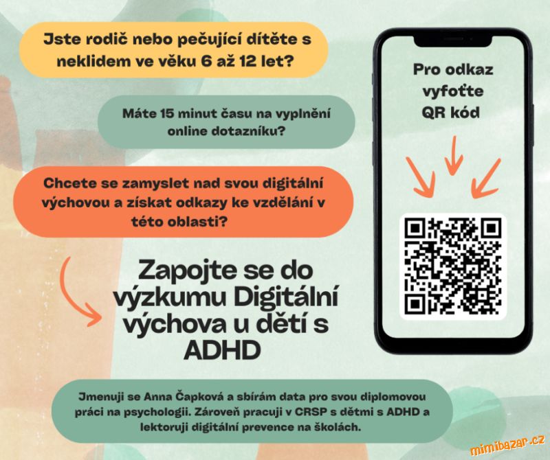 výzkum pro rodiče dětí s ADHD