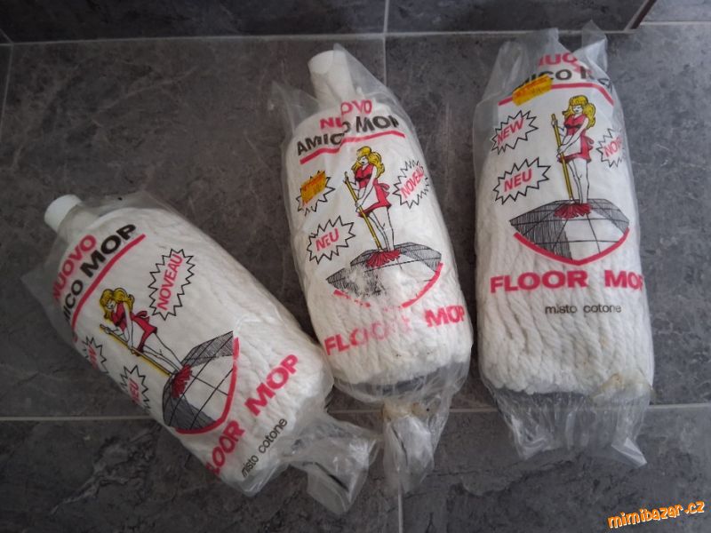 3× Nástavec na mop