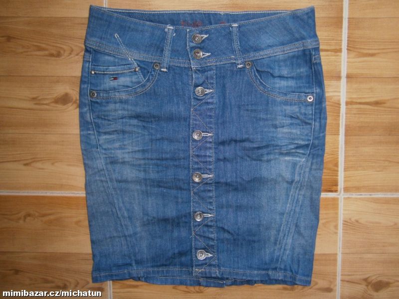 Riflová sukně značky TOMMY HILFIGER, vel.XS