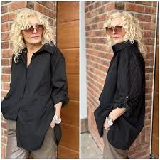 DELŠÍ MODNÍ ROLL UP KOŠILE 46