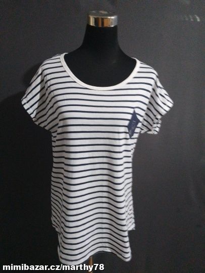 *** KRÁSNÉ DÁMSKÉ TRIKO S PROUŽKEM, VEL.46 ***