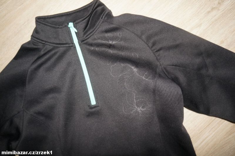 GO SPORT funkční černá mikina vel.36