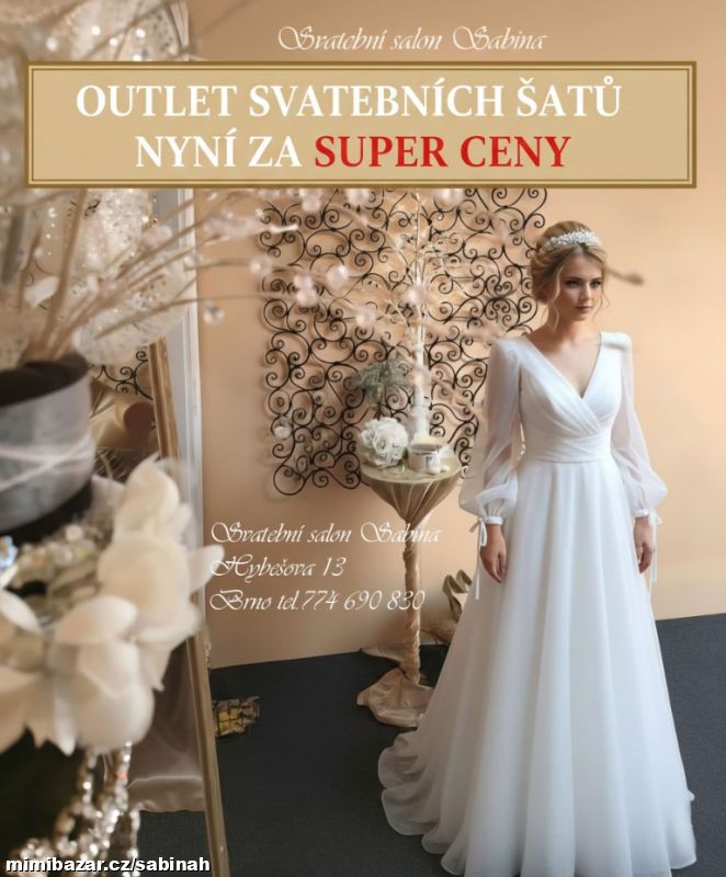 NYNÍ AKCE NA VEŠKERÉ SVATEBNÍ ŠATY