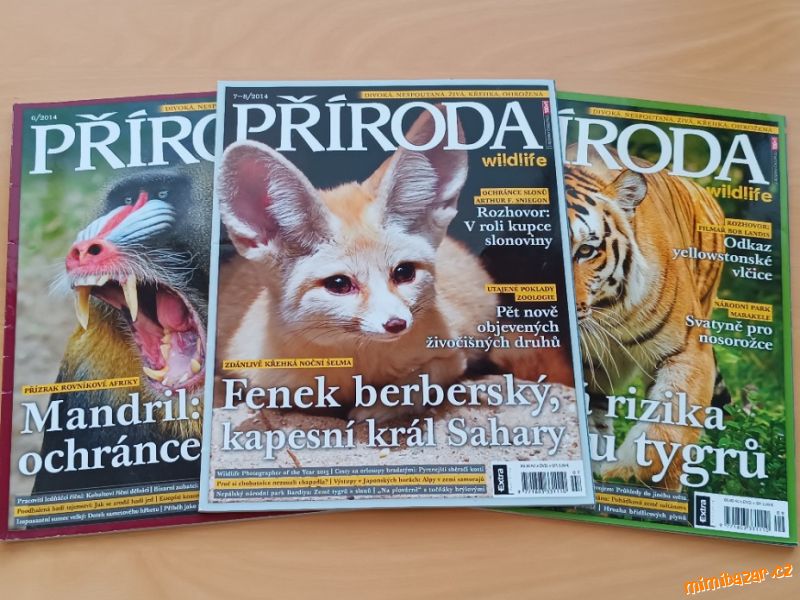 ☘️ 3 časopisy Příroda 2014 č. 6, 7-8, 9 ☘️