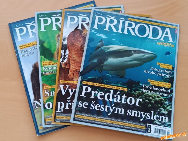 ☘️ 4 časopisy Příroda 2014 č. 1-2, 3, 4, 5 ☘️