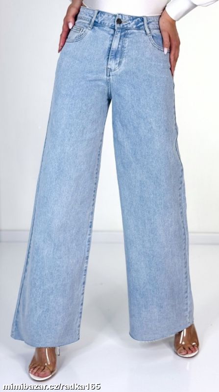 Modní široké rifle FASHION FIT vel.46