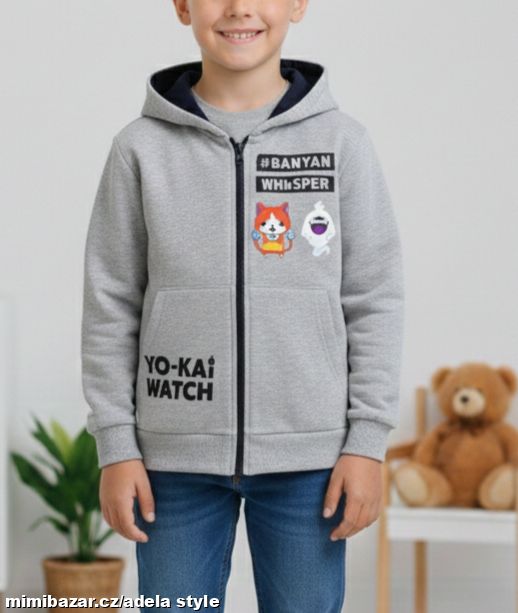 Chlapecká mikina - velikost 5/6let