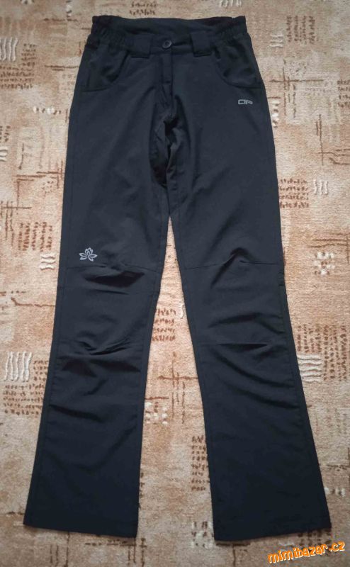 Dámské softshellové kalhoty černé Alpine Pro XS 34