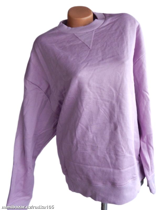Modní teplá lila mikina vel.XL/48/50 ...outlet