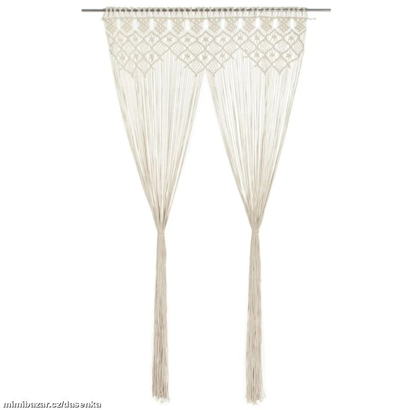 Macrame ručně dělaný závěs na slavobránu 140x240cm