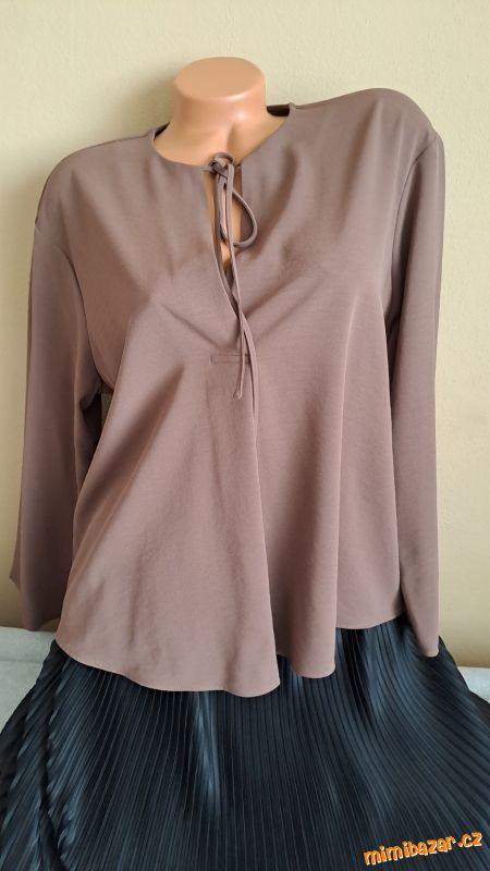 Hnědá halenka Marks&Spencer. vel.44