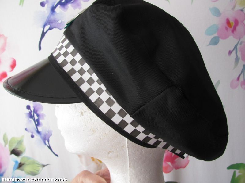 Kostým na karneval - čepice Policista