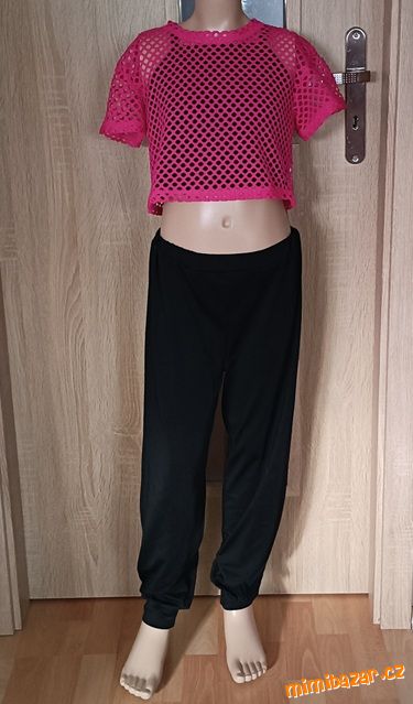 Sportovní set na tanec, aerobic vel. 122/128