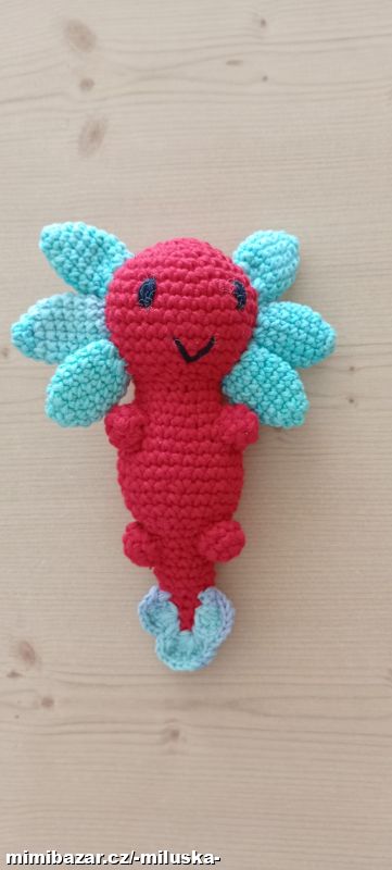 Axolotl háčkovaný