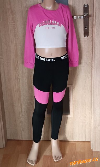 Sportovní set na tanec, aerobic vel. 122/128