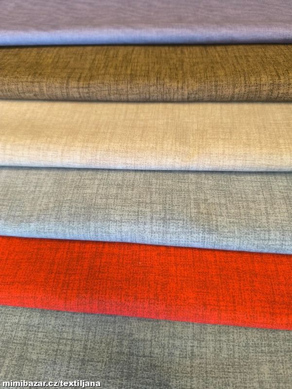 Metráž-potahová látka š.140 cm - režné 5 odstínů