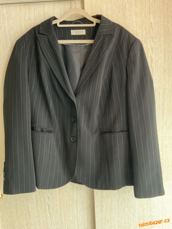 Dámské sako bolerko černé 50-52