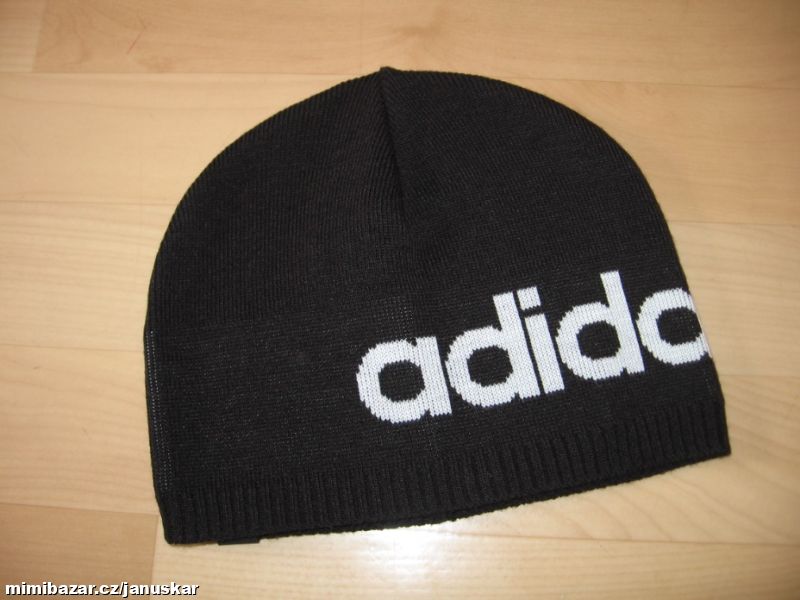 Nová zimní pánská čepice Adidas černá
