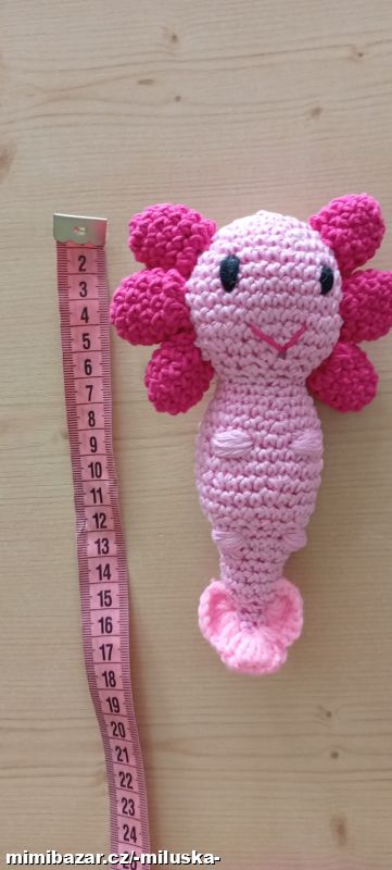 Axolotl háčkovaný