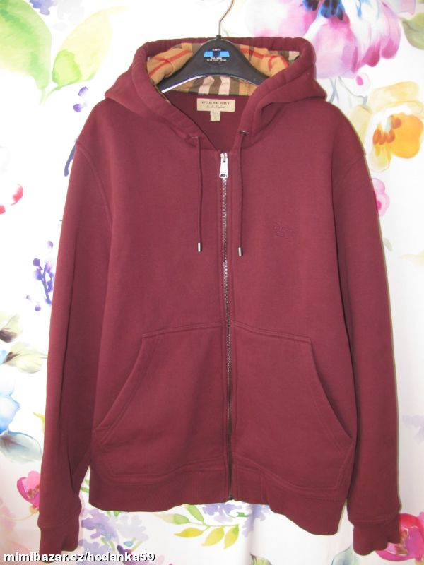 Pánská, chlapecká Mikinová bunda s kapucí BURBERRY